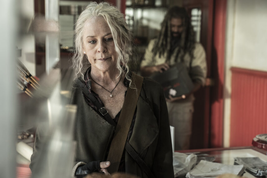 Melissa McBride as Carol Peletier, Khary Payton as Ezekiel 