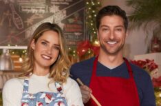Merritt Patterson and Daniel Lissing in 'Catering Christmas'
