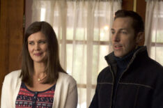 Sarah Lancaster and Giles Panton in 'Christmas on Holly Lane'