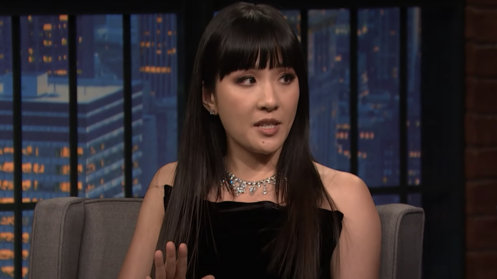 Constance Wu on Late Night With Seth Meyers on October 3, 2022