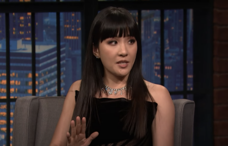 Constance Wu on Late Night With Seth Meyers on October 3, 2022
