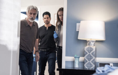 Joe Mantegna, Adam Rodriguez, and A.J. Cook in 'Criminal Minds: Evolution'