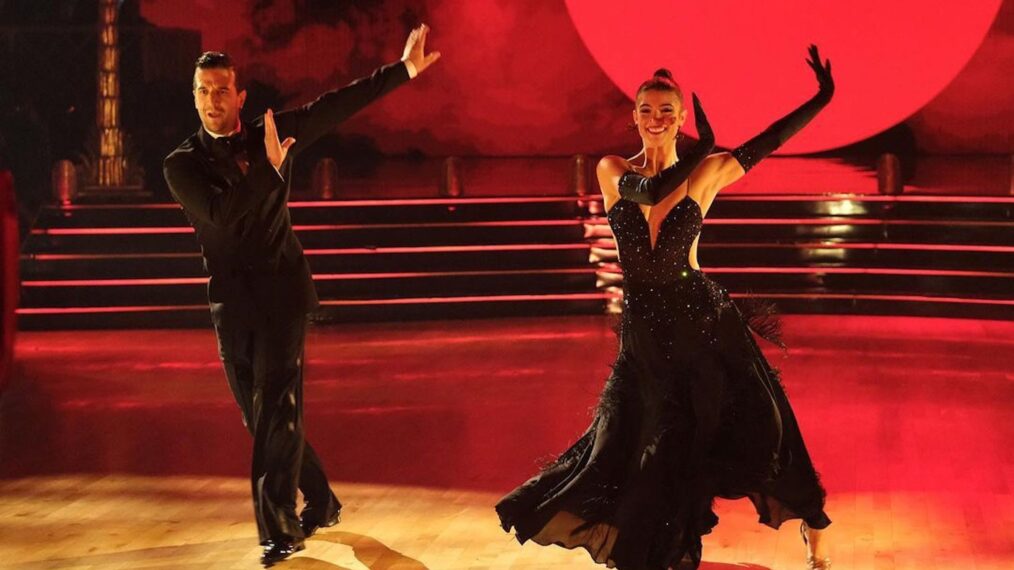 Mark Ballas and Charli D'Amelio in 'Dancing With the Stars'