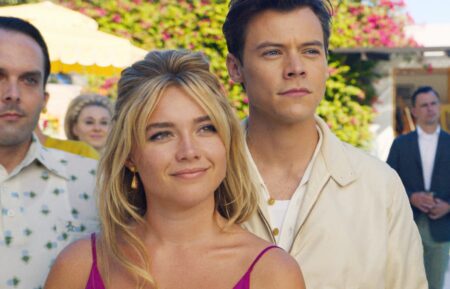 Florence Pugh and Harry Styles in 'Don't Worry Darling'