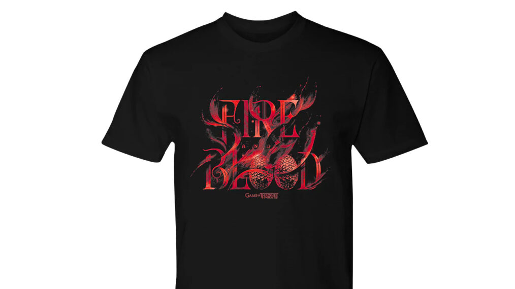 Game of Thrones Fire Blood Adult Short Sleeve T-Shirt