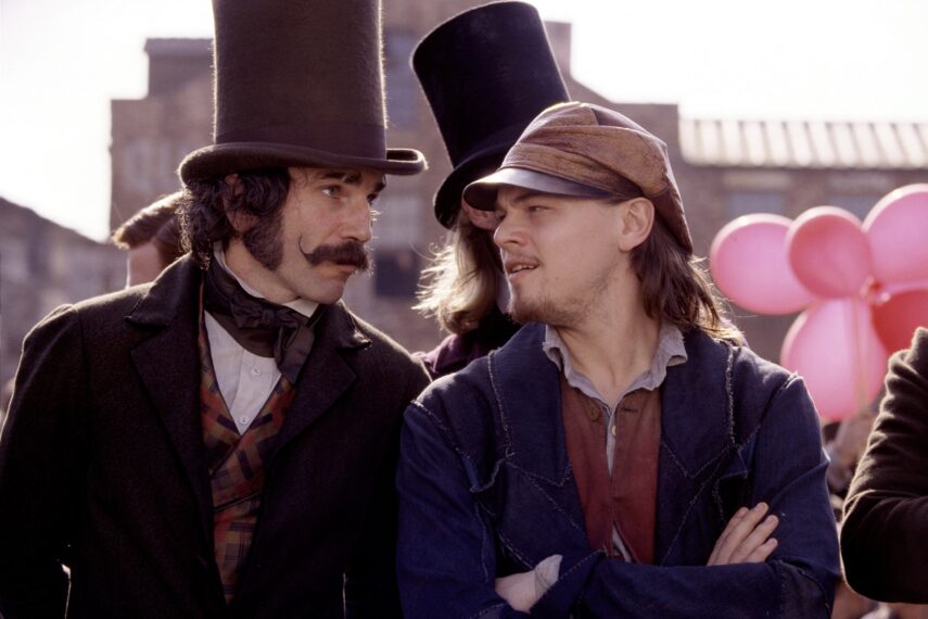 Daniel Day-Lewis and Leonardo DiCaprio in 'Gangs of New York' 
