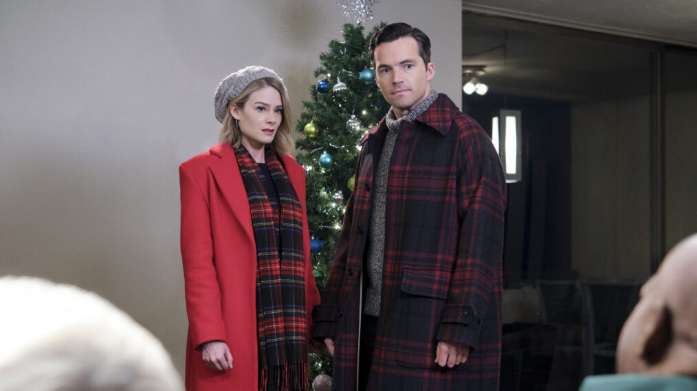 Kim Matula, Ian Harding in 'Ghosts of Christmas Always'