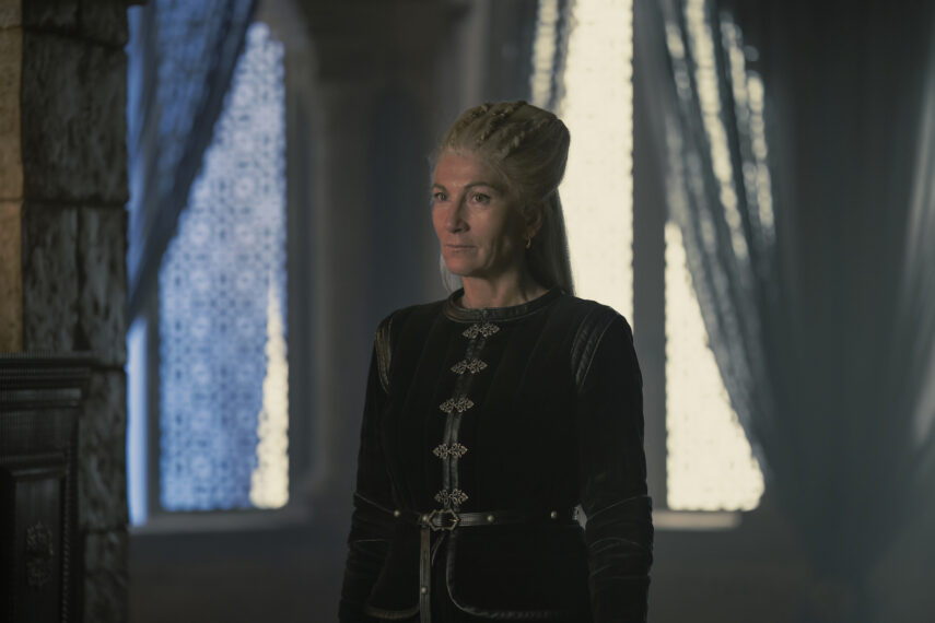 La Casa del Dragón - Eve Best como Rhaenys Velaryon