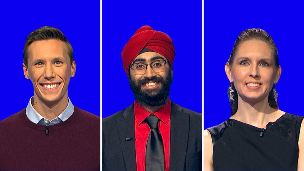 'Jeopardy!'s Eric Ahasic, Jaskaran Singh, and Jackie Kelly 
