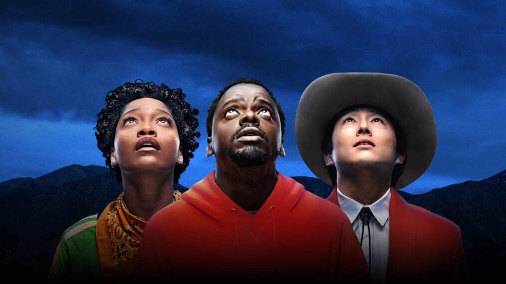 Keke Palmer, Daniel Kaluuya, and Steven Yeun in Jordan Peele's 'NOPE'