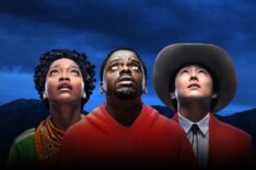 Keke Palmer, Daniel Kaluuya, and Steven Yeun in Jordan Peele's 'NOPE'