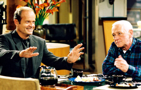 Kelsey Grammer and John Mahoney in Frasier