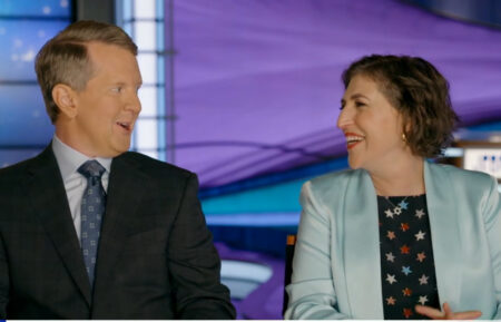 Ken Jennings and Mayim Bialik