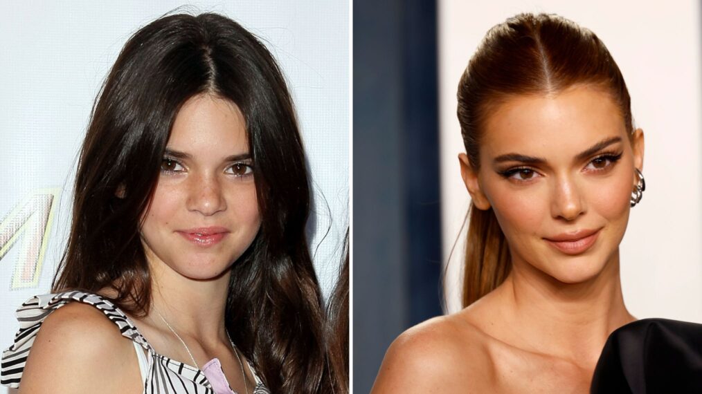 Kendall Jenner then and now