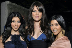 Kim, Khloé, and Kourtney Kardashian in 2008