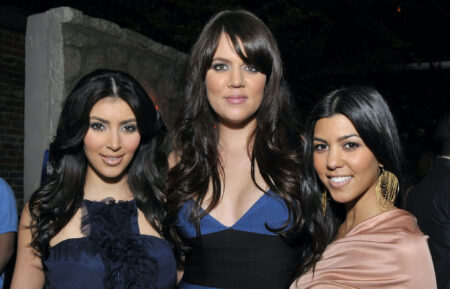 Kim, Khloé, and Kourtney Kardashian in 2008