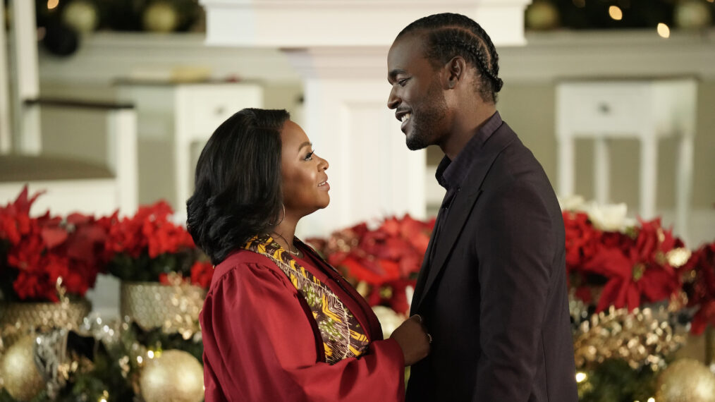 Naturi Naughton and Luke James in Kirk Franklin’s The Night Before Christmas