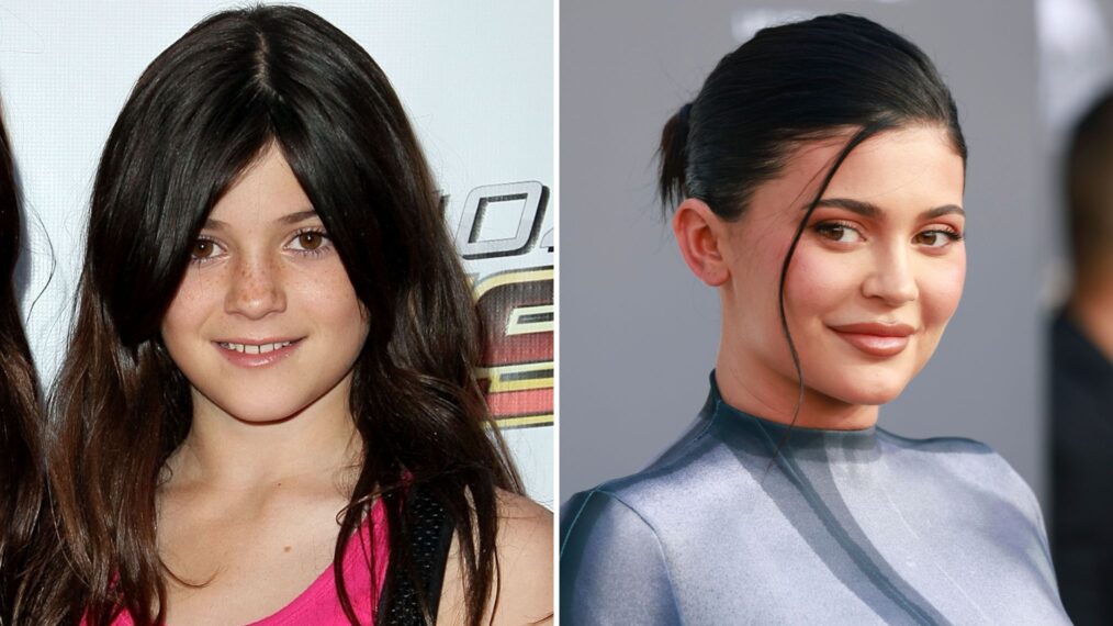 Kylie Jenner then and now