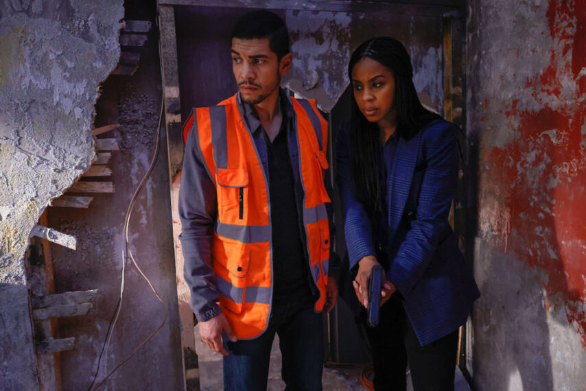 Rick Gonzalez and Danielle Mone Truitt in 'Law & Order: Organized Crime'