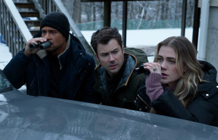 J.R. Ramirez, Matt Long, Melissa Roxburgh in 'Manifest'