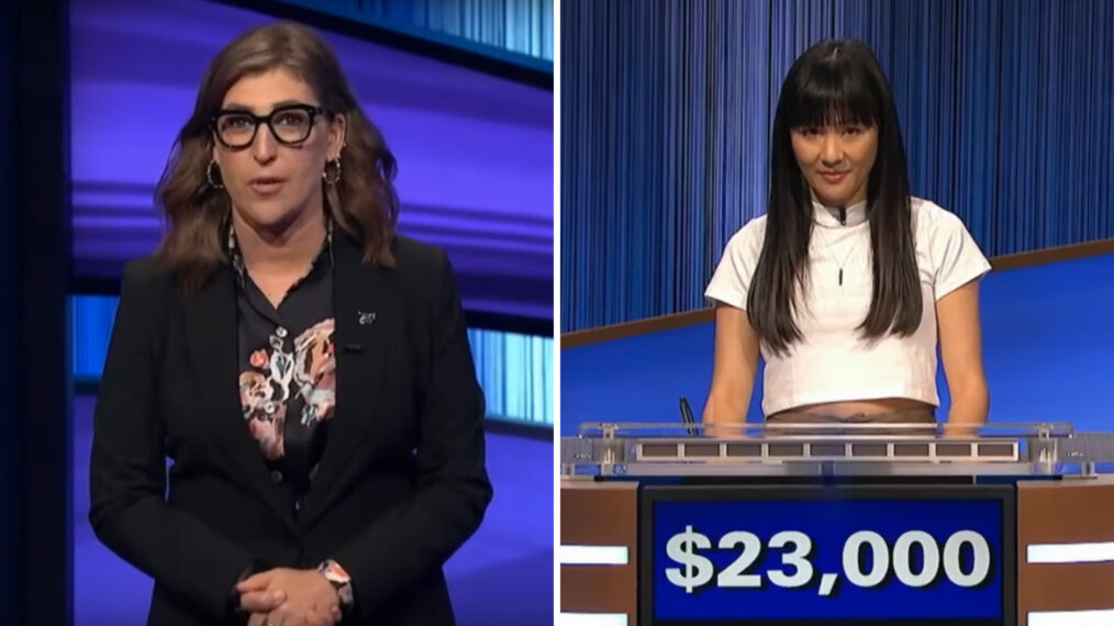 Watch Mayim Bialik React as Ken Jennings Is Praised on