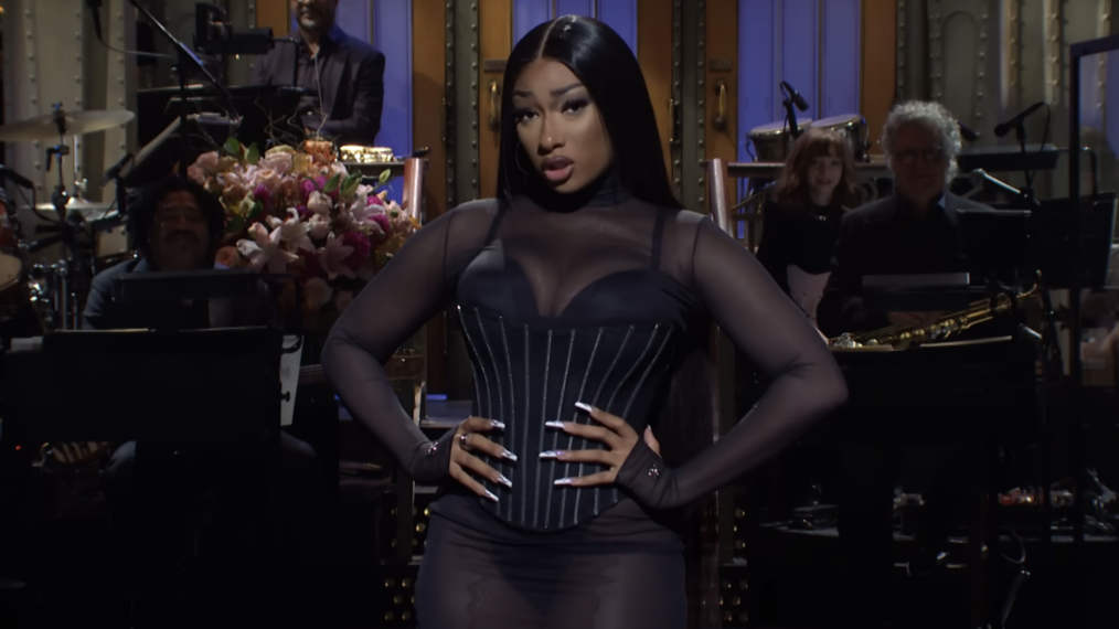 'SNL': Megan Thee Stallion Pitches Herself for Shondaland Shows