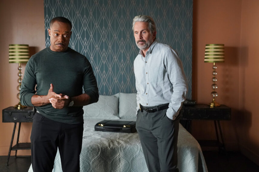 Rocky Carroll and Gary Cole in 'NCIS'