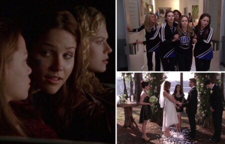 Hilarie Burton Morgan, Bethany Joy Lenz, and Sophia Bush in 'One Tree Hill'