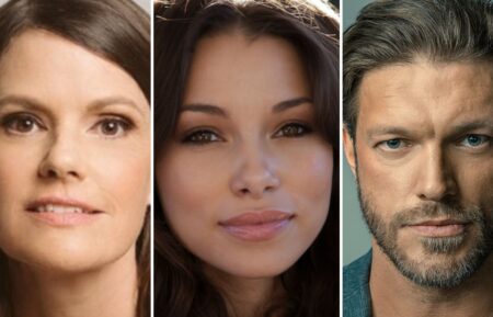 'Percy Jackson' stars Suzanne Cryer, Jessica Parker Kennedy, and Adam Copeland