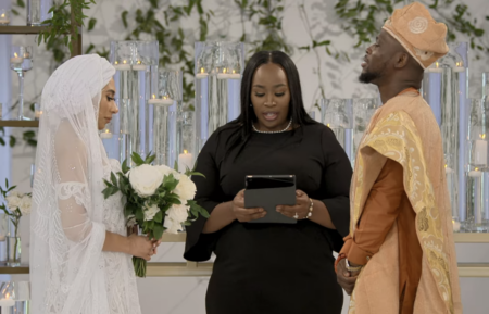 Raven Ross and SK Agalbada in 'Love Is Blind' Season 3