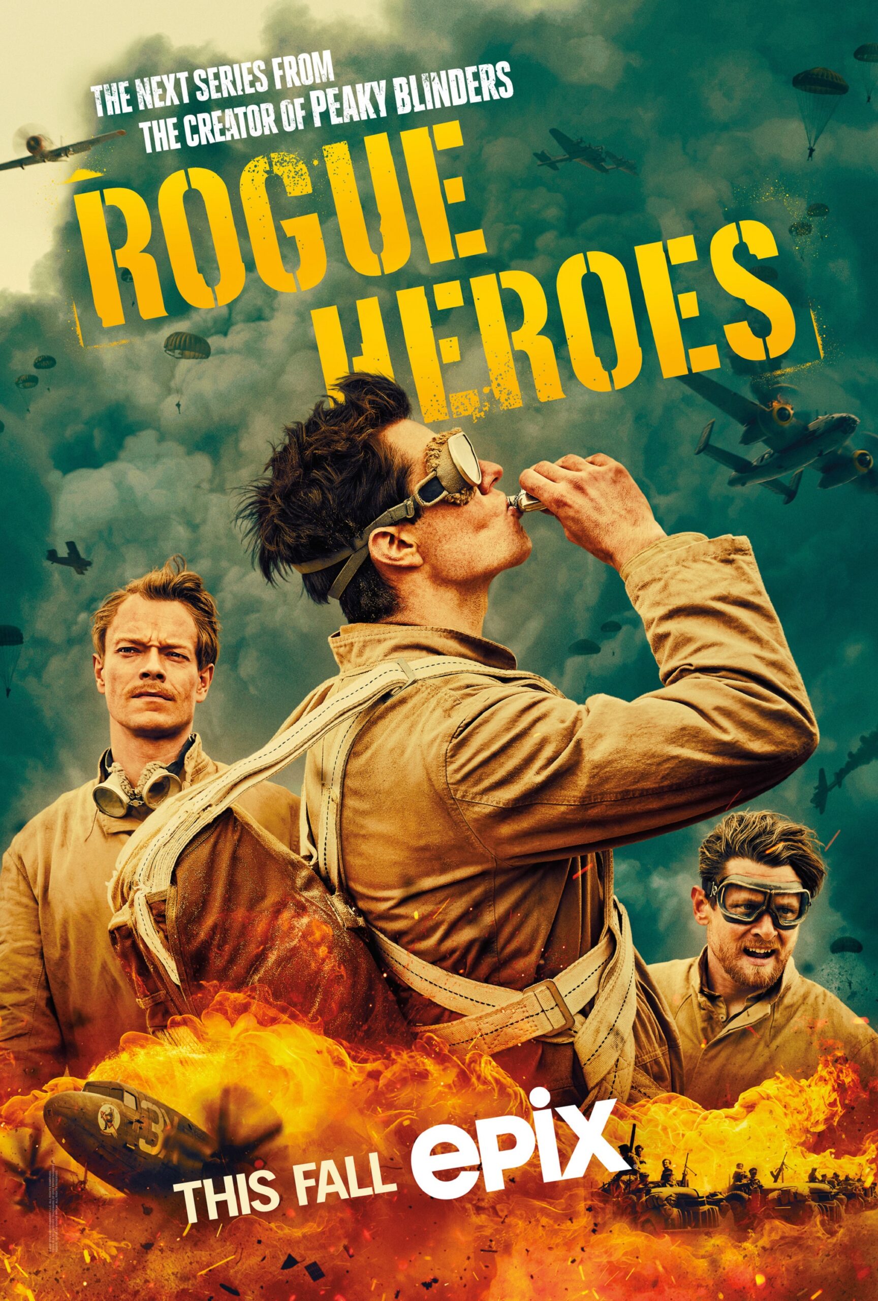  rogue heroes trailer peaky blinders creator puts a comedic spin on