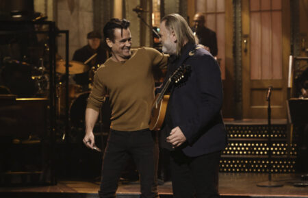 Colin Farrell and Brendan Gleeson on Saturday Night Live