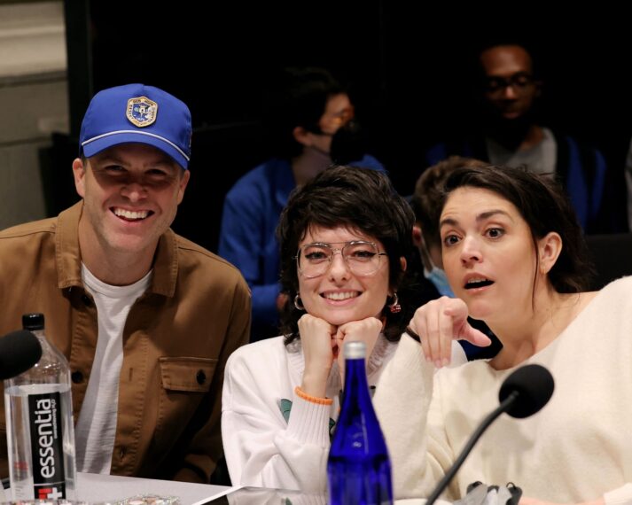 'Saturday Night Live's Colin Jost, Sarah Sherman, and Cecily Strong