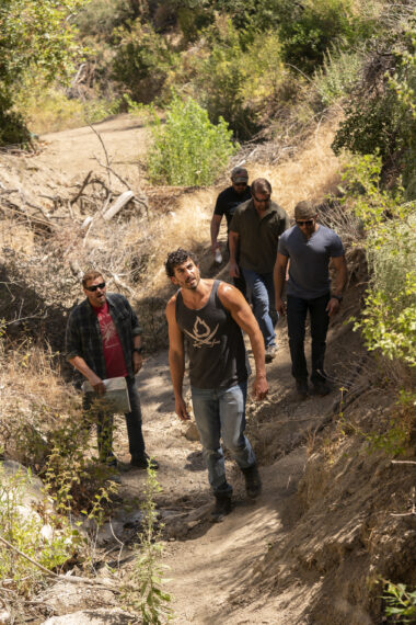 David Boreanaz, Justin Melnick, Max Thieriot, AJ Buckley and Tyler Grey in 'SEAL Team'