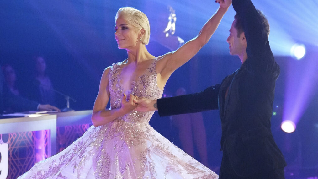 Selma Blair and Sasha Farber on Dancing With the Stars