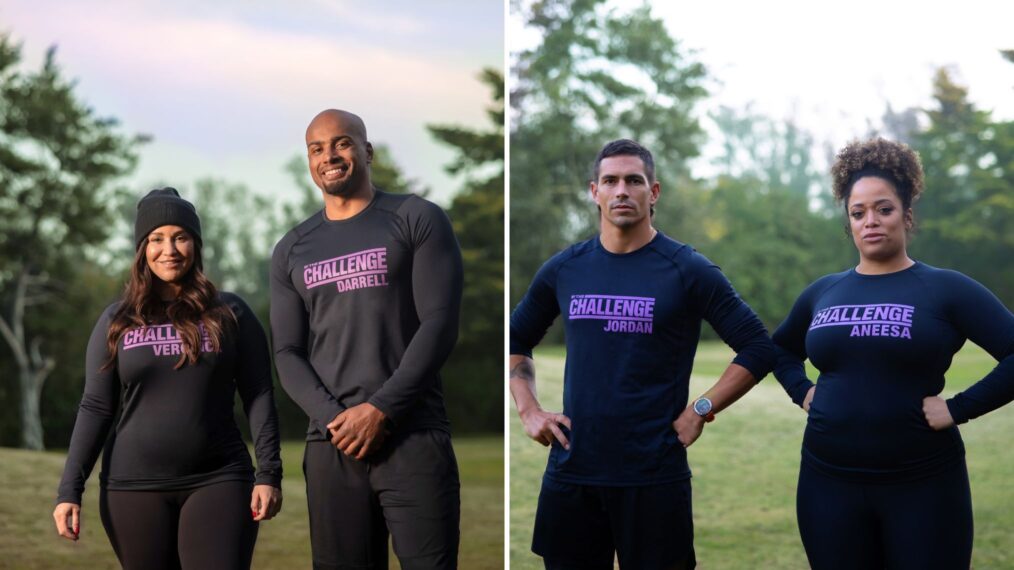 Veronica, Darrell, Jordan, and Aneesa on 'The Challenge: Ride or Dies'