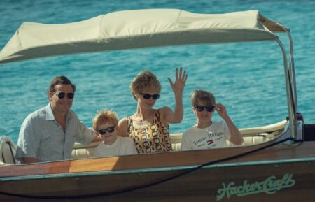 Dominic West and Elizabeth Debicki in 'The Crown' Season 5