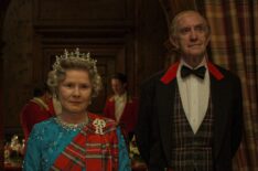 Imelda Staunton and Jonathan Pryce in 'The Crown' Season 5'