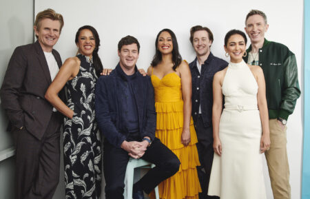 'The Lord of the Rings: The Rings of Power' cast pose for a group photo at TV Insider's portrait studio at NYCC 2022