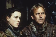 Olivia Williams and Kevin Costner in 'The Postman'