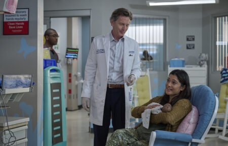 Andrew McCarthy and Aneesha Joshi in 'The Resident'