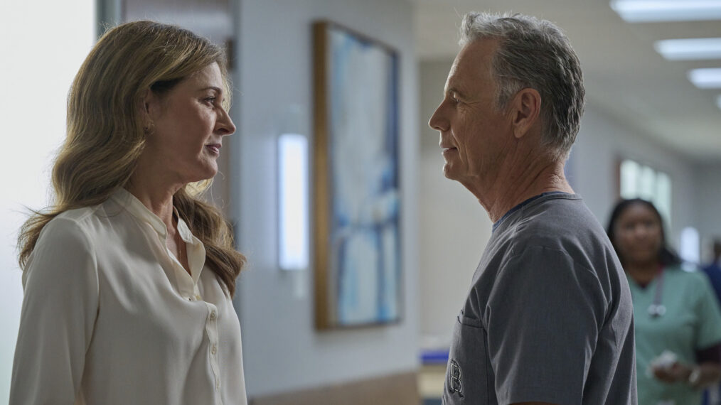 Jane Leeves and Bruce Greenwood in 'The Resident'