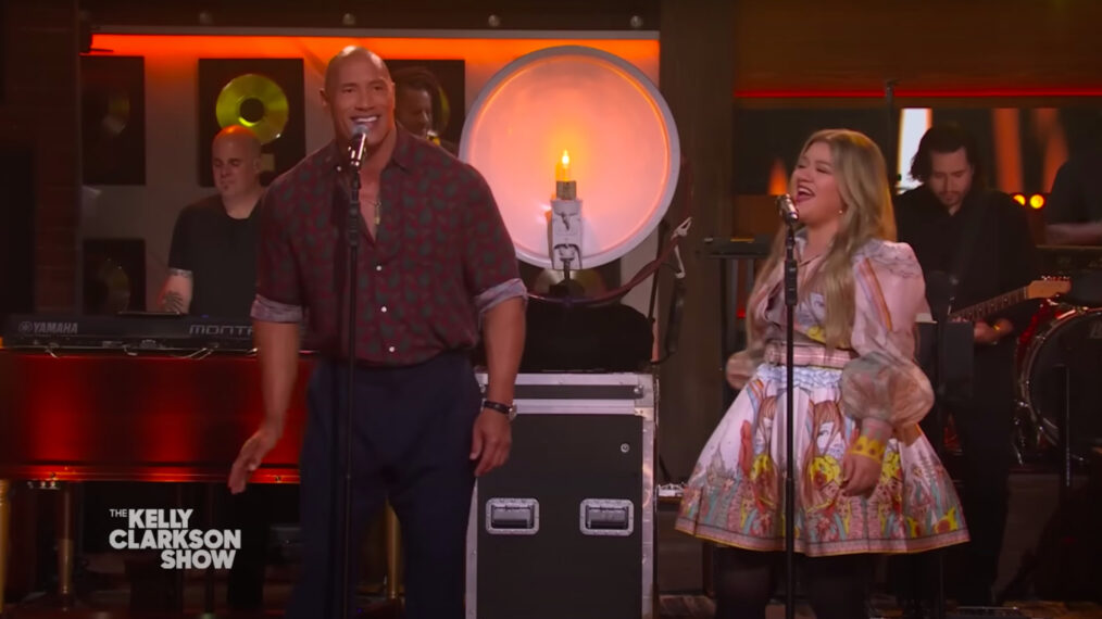 The Rock on The Kelly Clarkson Show