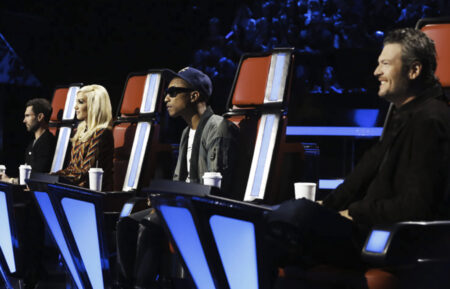 The Voice Adam Gwen Pharrell Blake