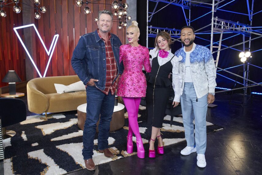 'The Voice' coaches Blake Shelton, Gwen Stefani, Camila Cabello, and John Legend for Season 22