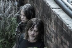 Lauren Cohan and Norman Reedus in The Walking - Dead Season 11