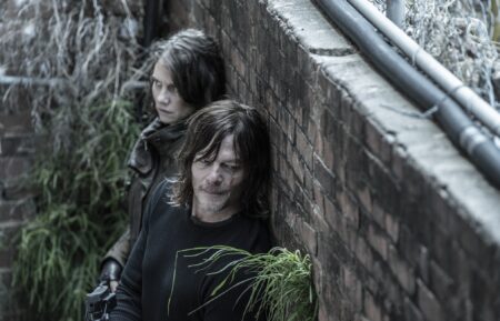 Lauren Cohan and Norman Reedus in The Walking - Dead Season 11