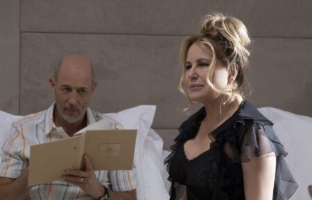 Jon Gries and Jennifer Coolidge in 'The White Lotus' Season 2