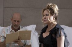 Jon Gries and Jennifer Coolidge in 'The White Lotus' Season 2