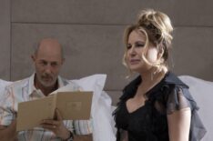 Jon Gries and Jennifer Coolidge in 'The White Lotus' Season 2